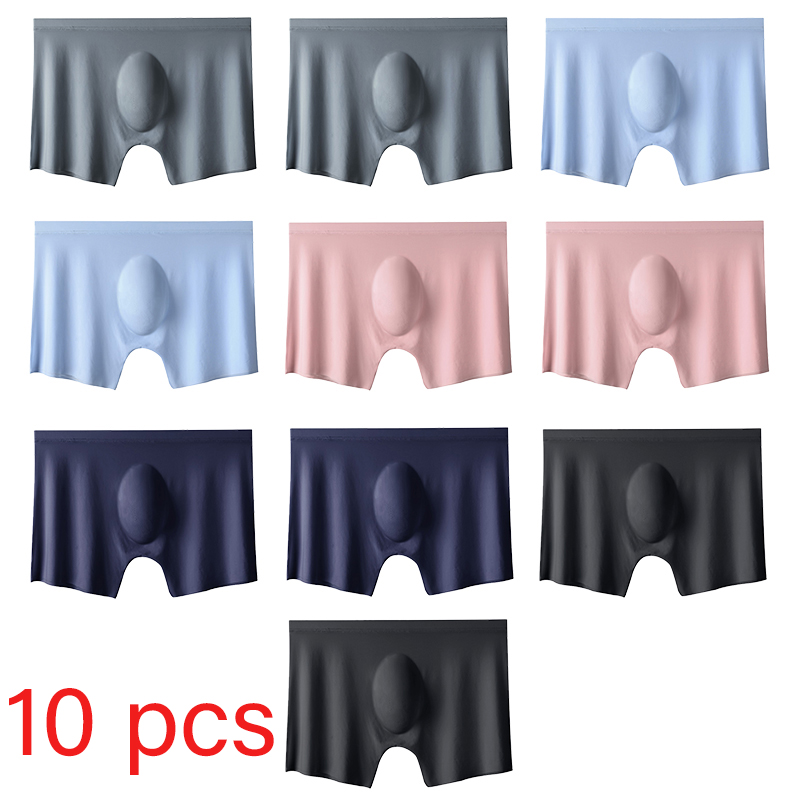 Boxer Shorts Modal - 10 unids/lote de calzoncillos Boxers de