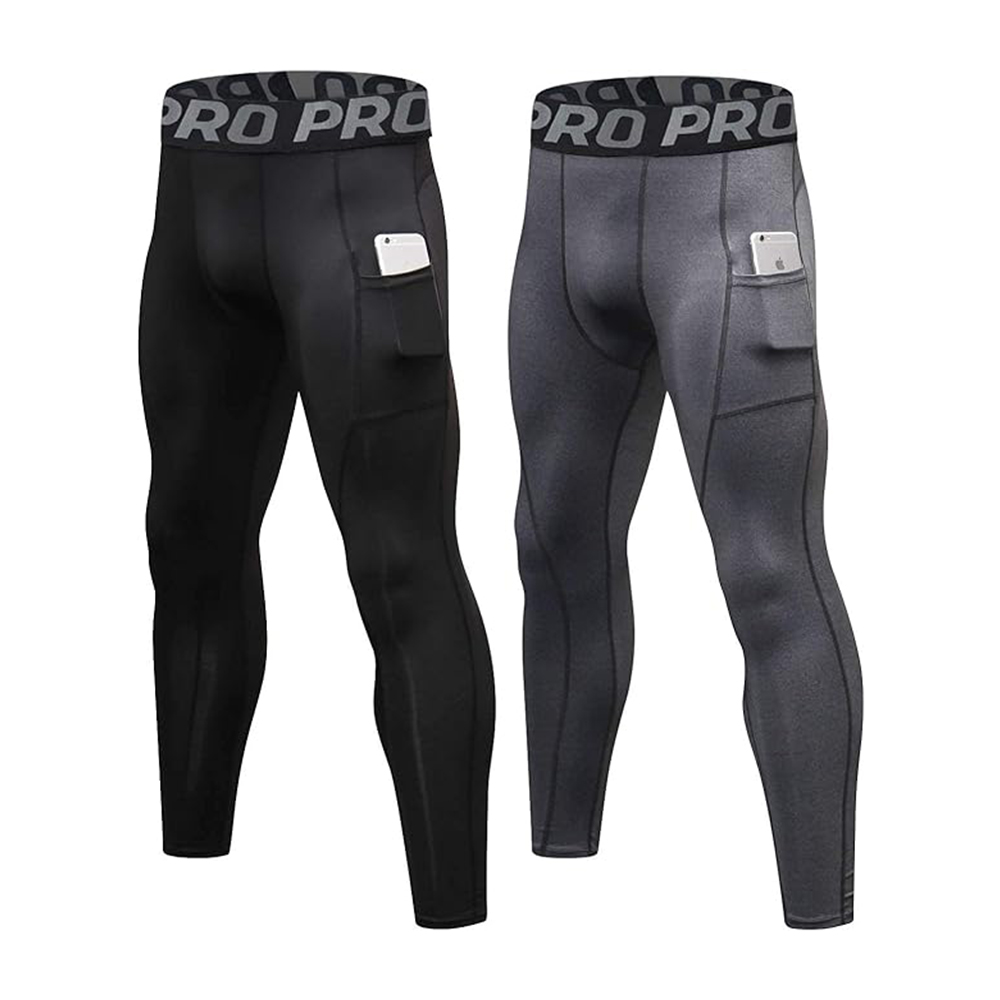 Compression Long Pant - Pantalones de compresión para hombre, Calzoncillos