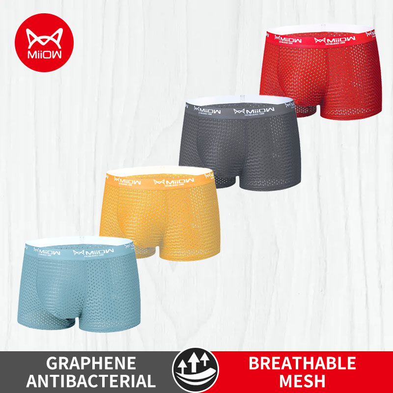 MiiOW-bóxer de seda de hielo p - Boxer Shorts Modal reseña y precio