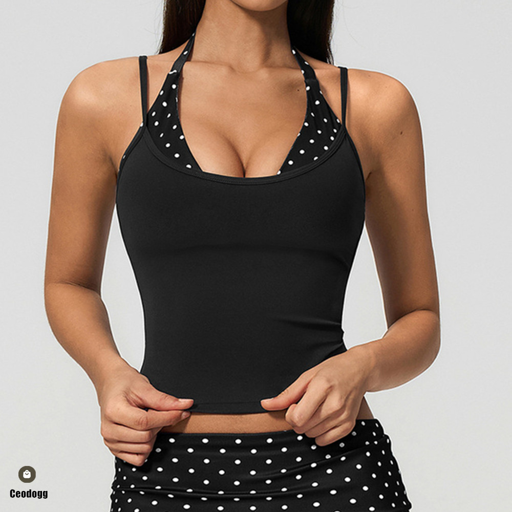 Top Deportivo Halter con Tiran - Suspender Tank Top reseña y precio